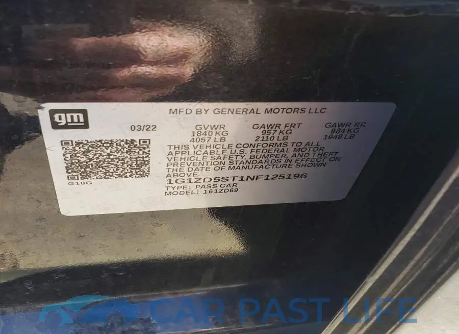 1G1ZD5ST1NF125196# 12