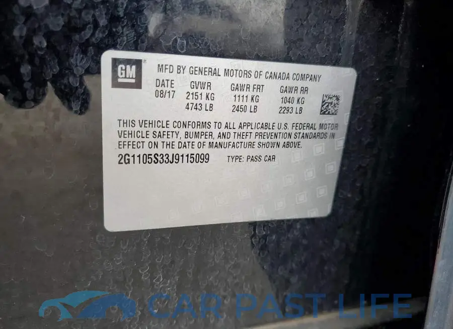 2G1105S33J9115099# 12