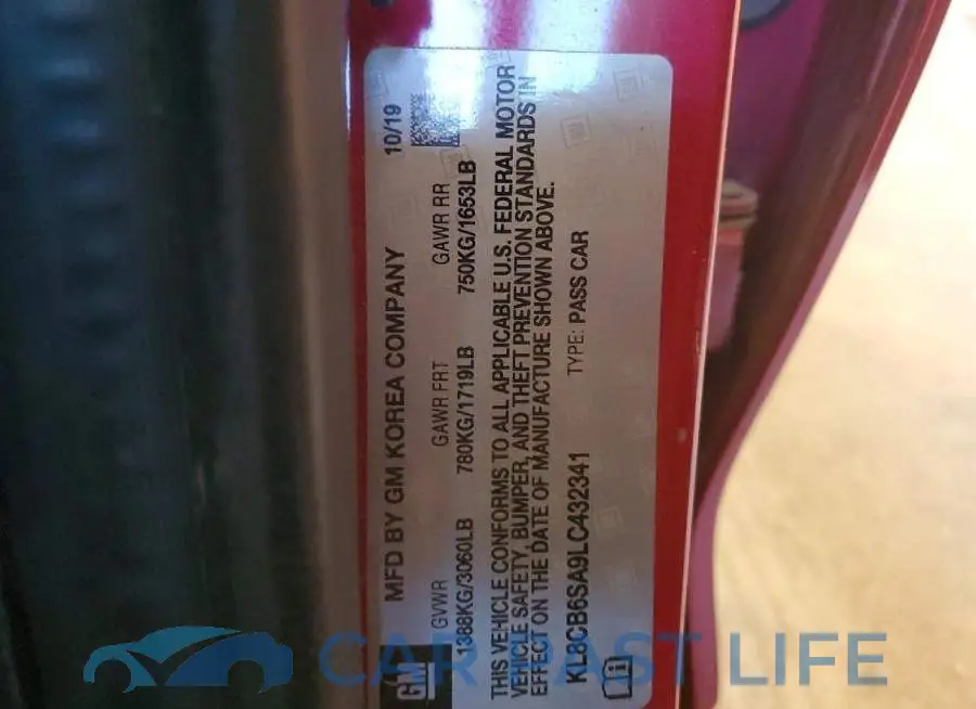 KL8CB6SA9LC432341# 13