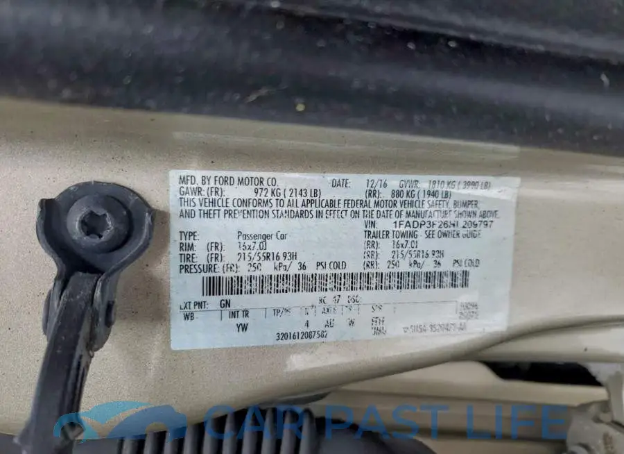 1FADP3F26HL209797# 12