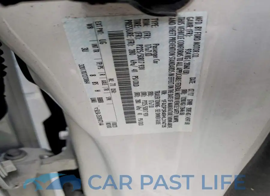 1FADP3R49HL314735# 12
