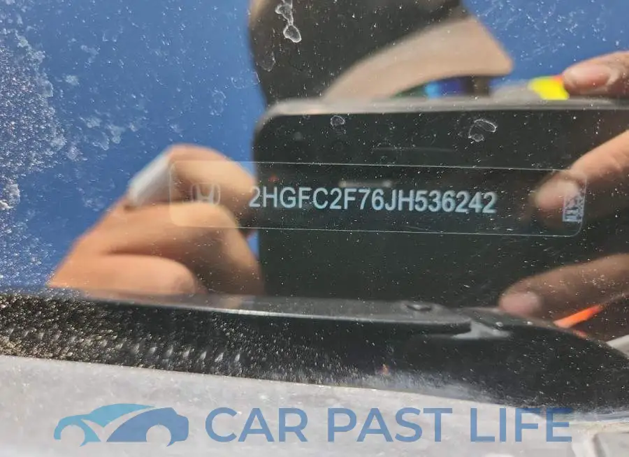 2HGFC2F76JH536242# 12