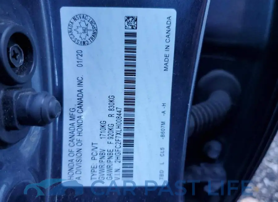 2HGFC2F7XLH008447# 12