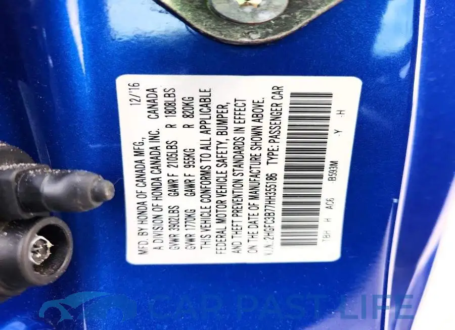 2HGFC3B77HH355186# 12