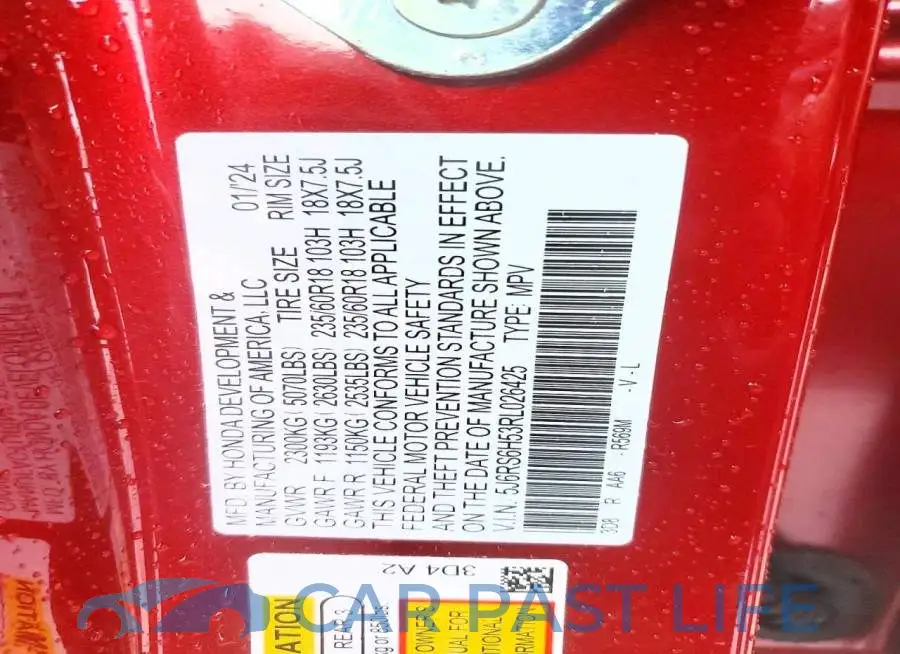 5J6RS6H53RL026425# 14