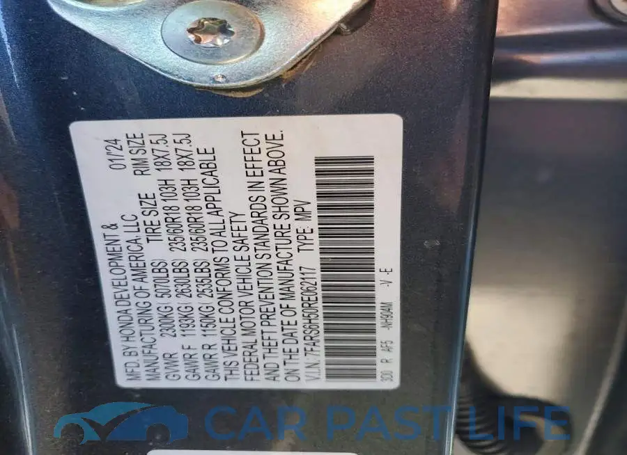 7FARS6H50RE062117# 13