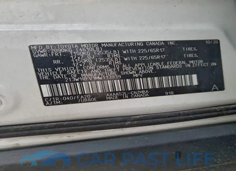 2T3W1RFV1MW113939# 14