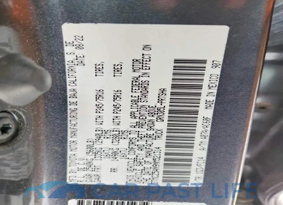 3TMCZ5AN9NM521314# 12