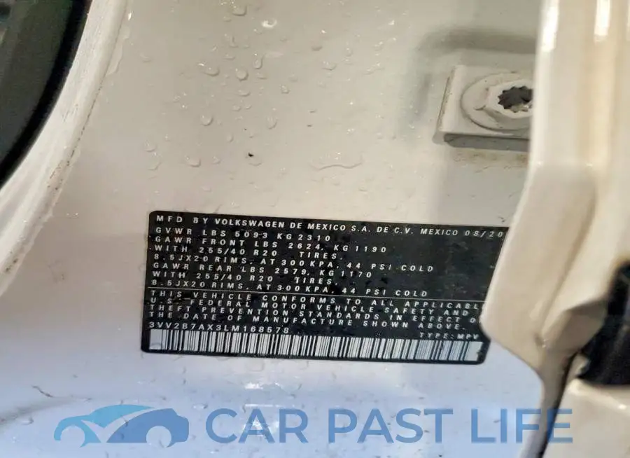 3VV2B7AX3LM168578# 14