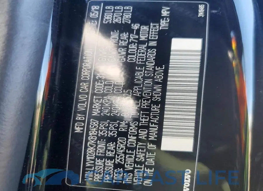LYV102RK7KB184587# 14