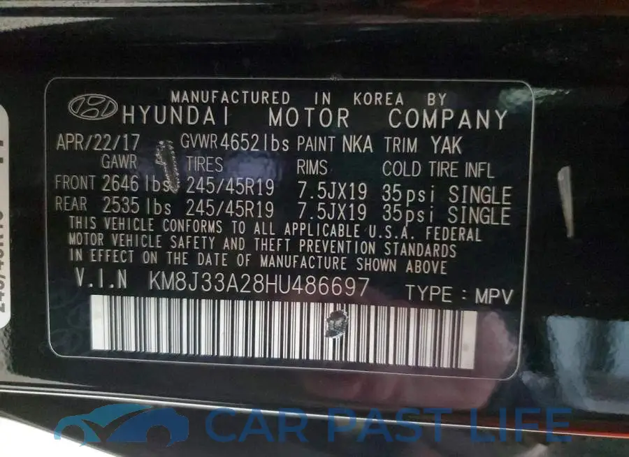 KM8J33A28HU486697# 13