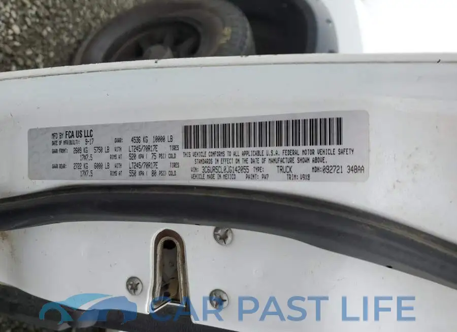 3C6UR5CL0JG142055# 12
