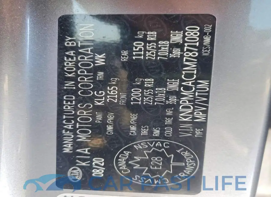 KNDPMCAC1M7871080# 13