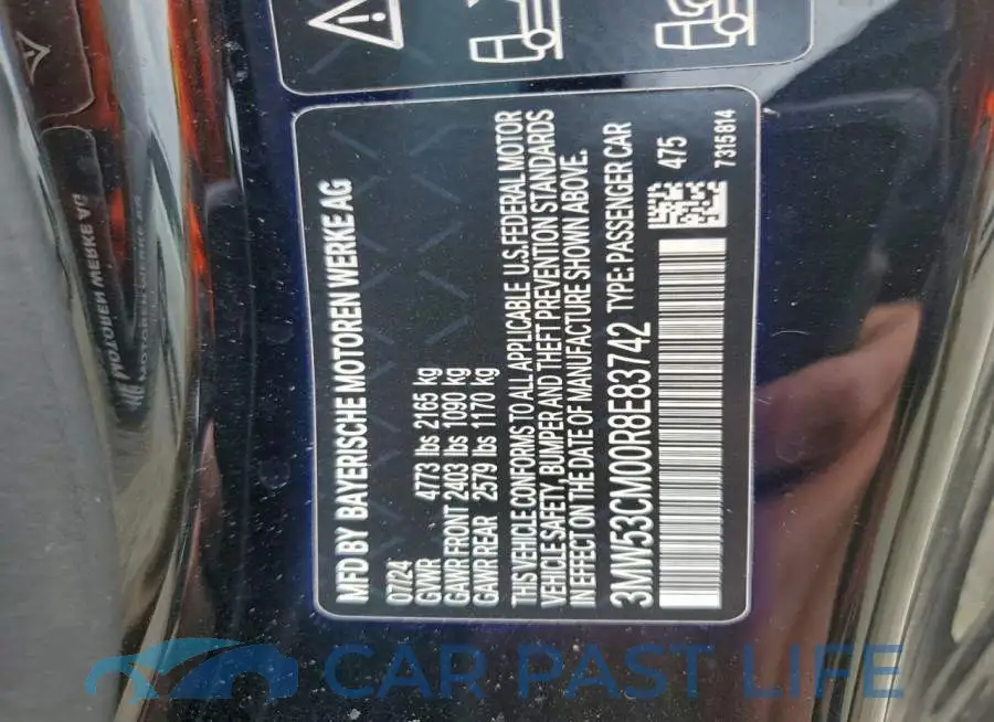 3MW53CM00R8E83742# 12