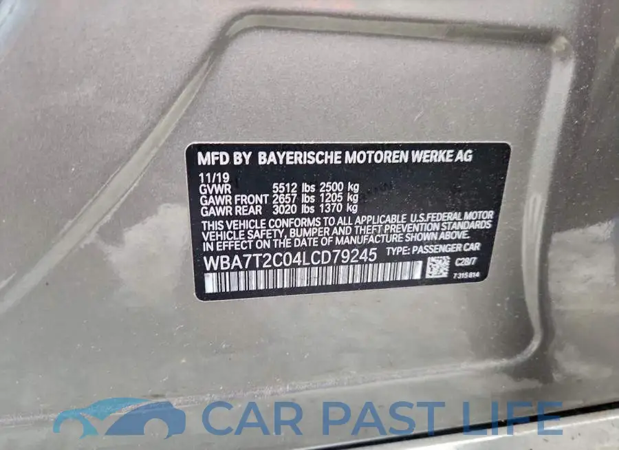WBA7T2C04LCD79245# 12