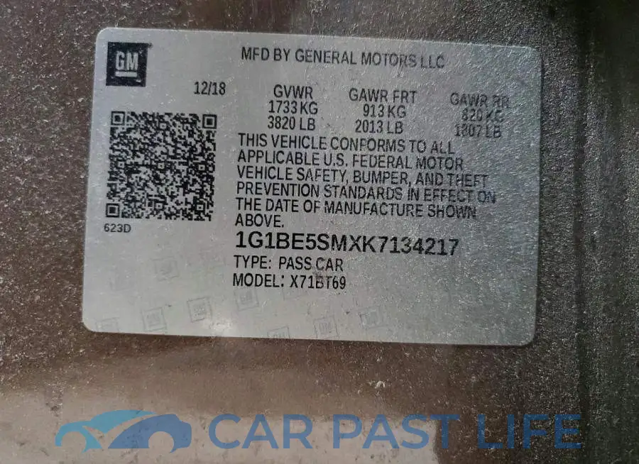 1G1BE5SMXK7134217# 13