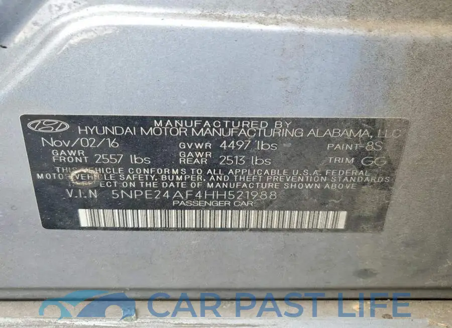 5NPE24AF4HH521988# 12