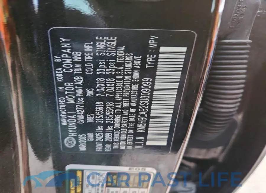 KM8HBCAB2SU309099# 12