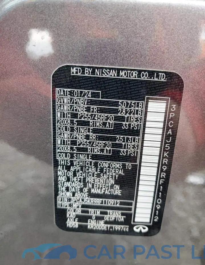 3PCAJ5KR9RF110912# 13