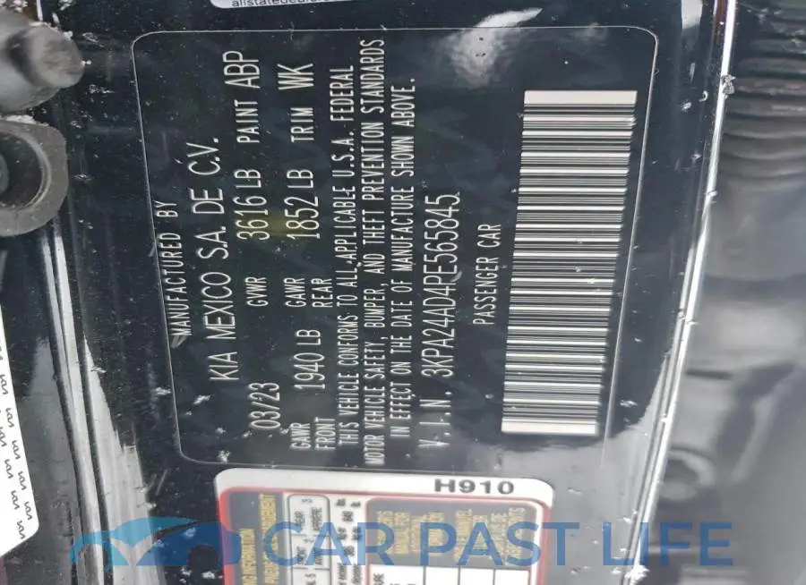 3KPA24AD4PE565845# 12