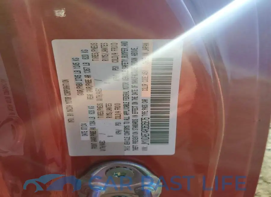 JM1NDAB74R0606876# 12