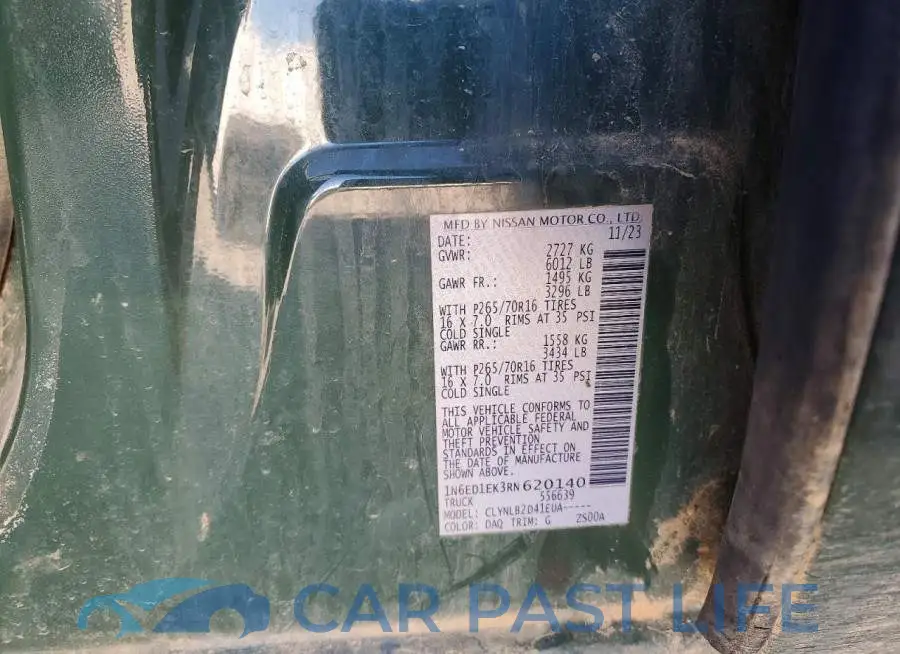 1N6ED1EK3RN620140# 12