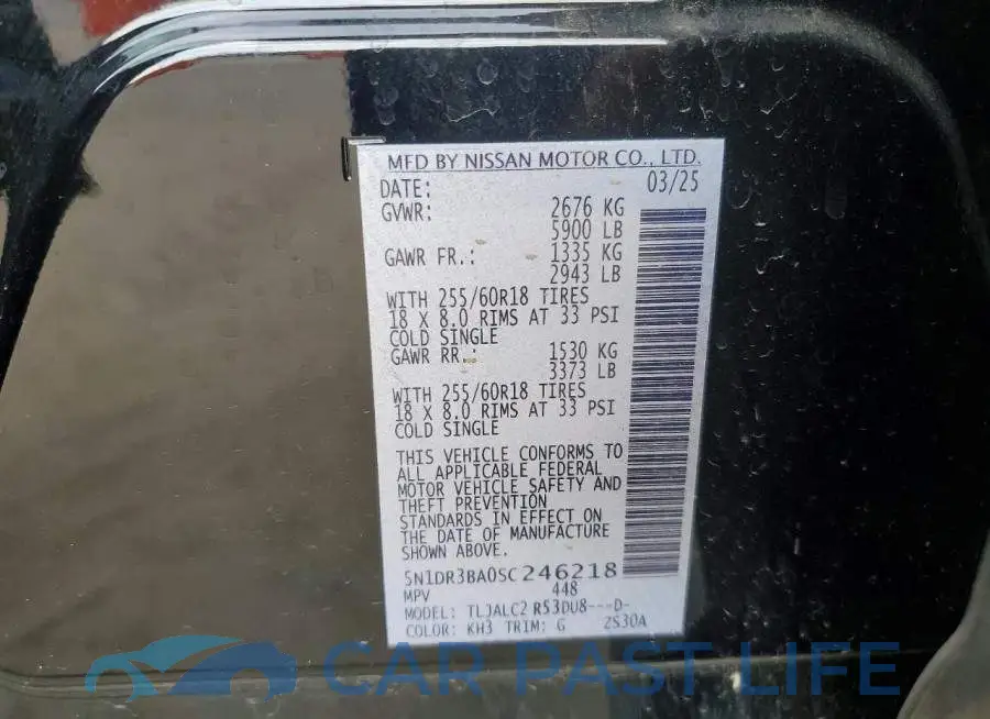 5N1DR3BA0SC246218# 13