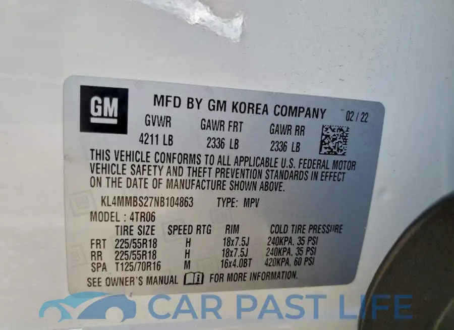 KL4MMBS27NB104863# 14