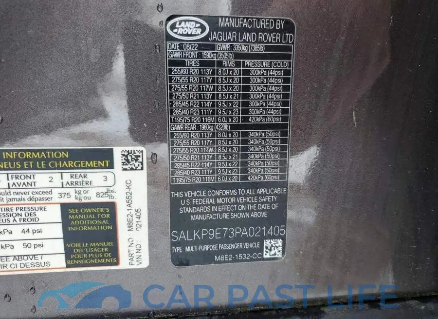 SALKP9E73PA021405# 14