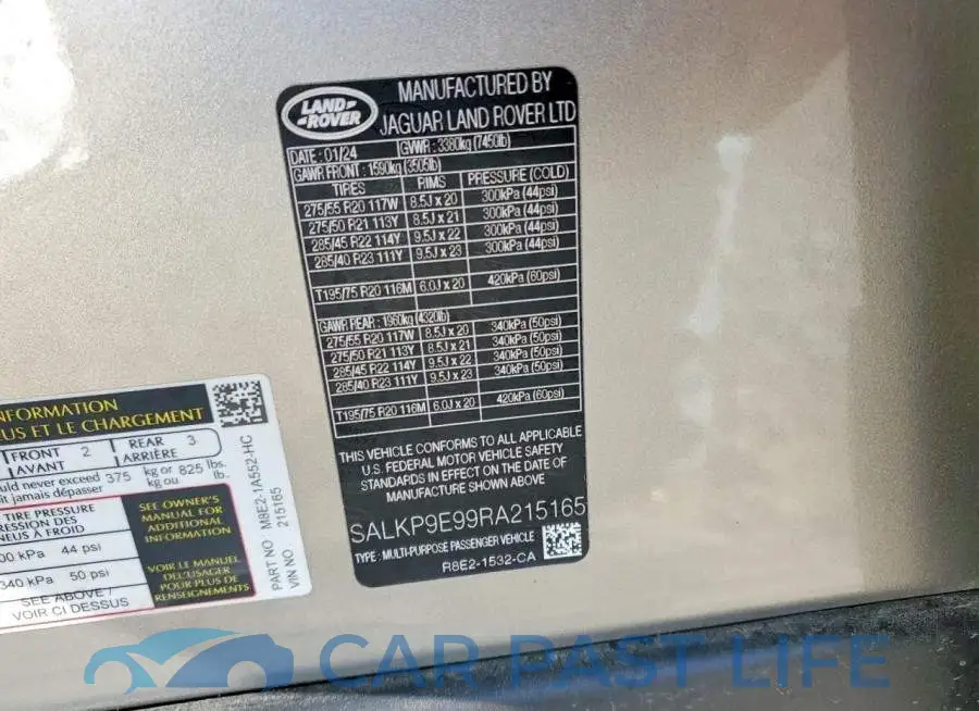 SALKP9E99RA215165# 12