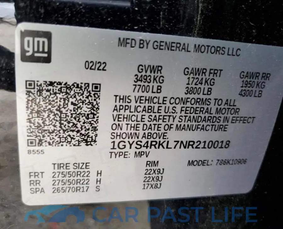 1GYS4RKL7NR210018# 13