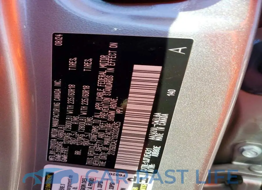 2T2GDCAZ1SC020425# 13