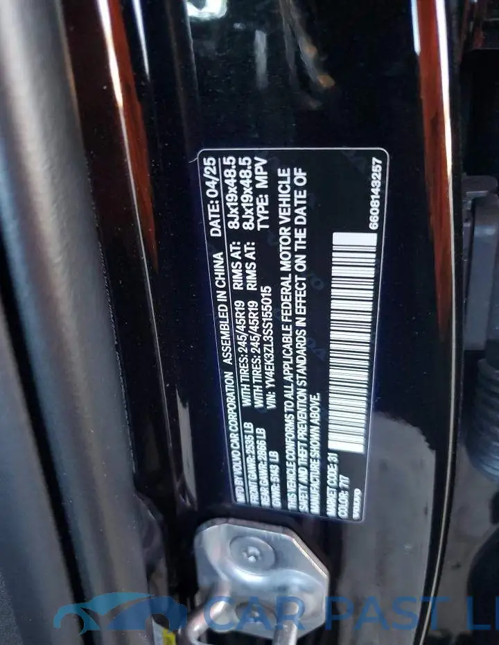 YV4EK3ZL3SS155015# 12