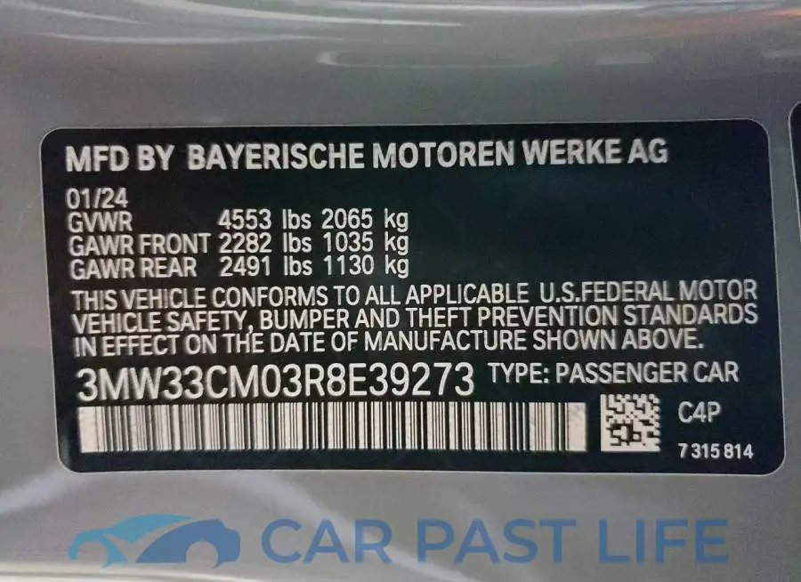 3MW33CM03R8E39273# 13