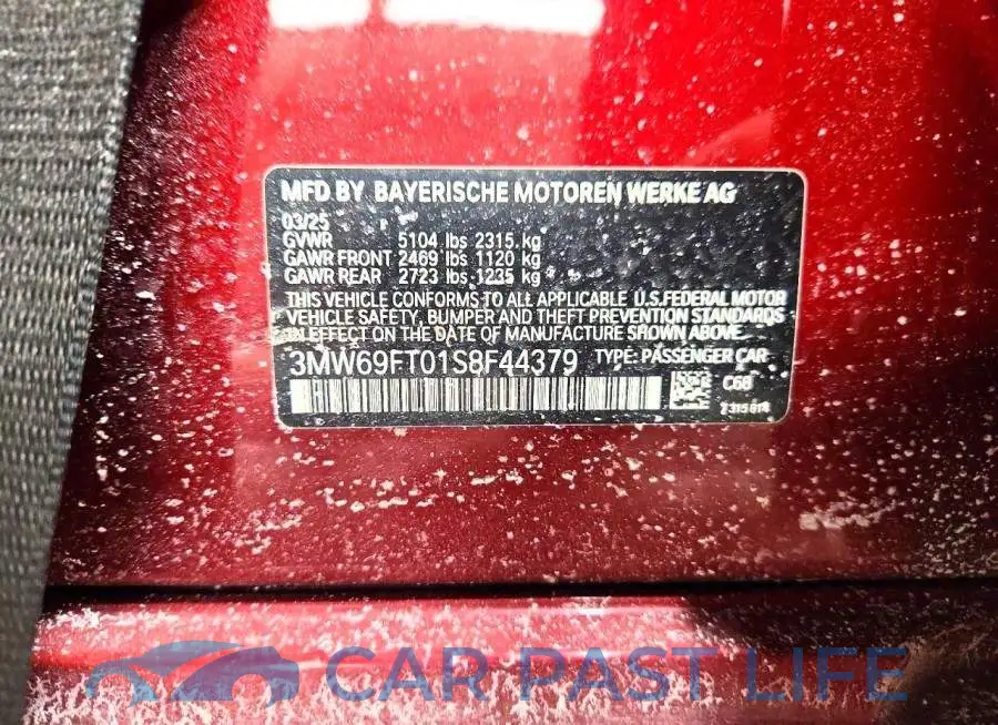 3MW69FT01S8F44379# 12
