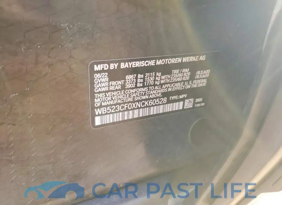WB523CF0XNCK60528# 12