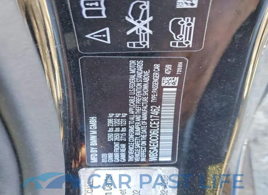 WBSAE0C06LCE17462# 12