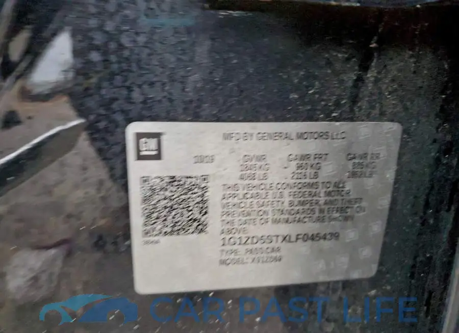 1G1ZD5STXLF045439# 12