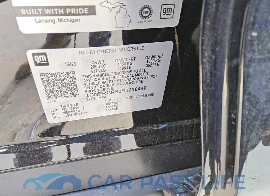 1GNERGRS2SJ298449# 13