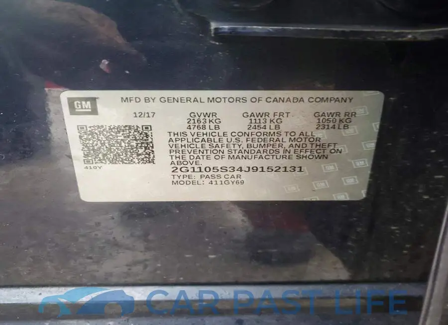 2G1105S34J9152131# 12