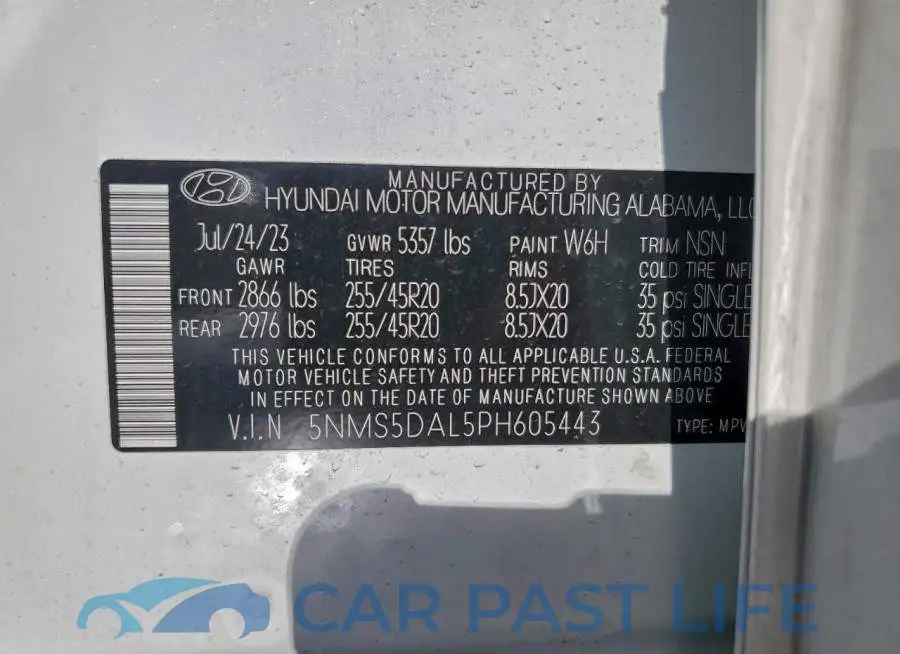5NMS5DAL5PH605443# 14