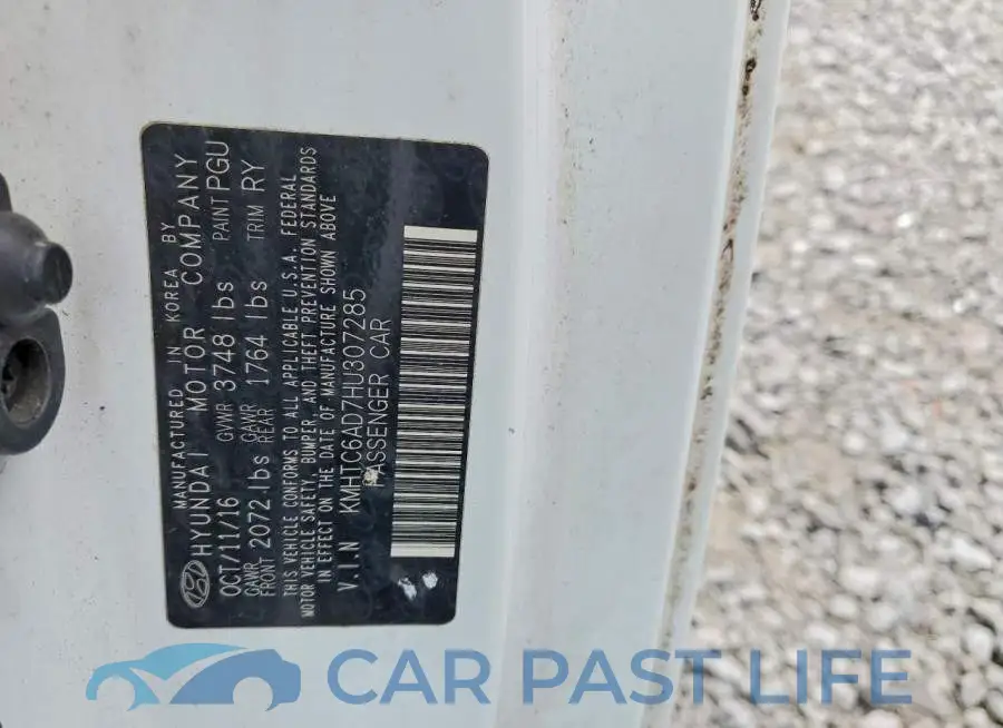 KMHTC6AD7HU307285# 12