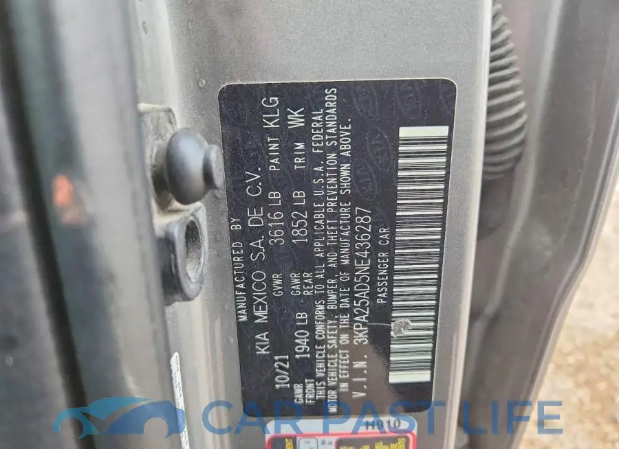 3KPA25AD5NE436287# 12