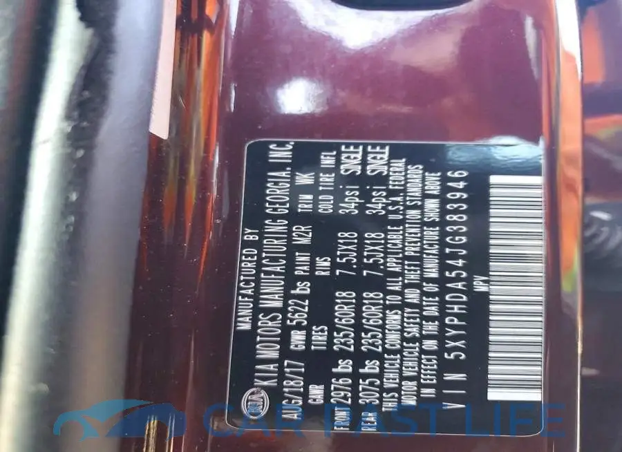 5XYPHDA54JG383946# 14