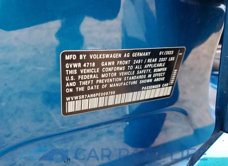 WVWSR7AN6PE009798# 12