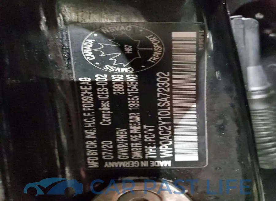 WP0AC2Y10LSA72302# 13