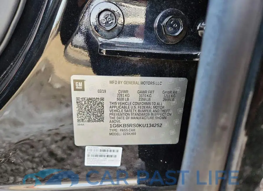 1G6KB5RS0KU134252# 13