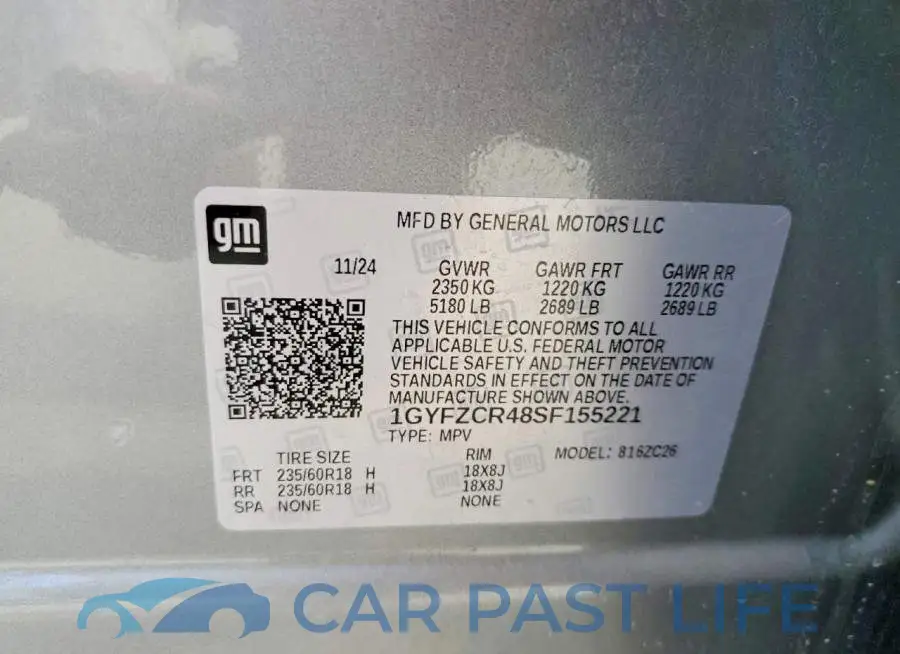 1GYFZCR48SF155221# 13