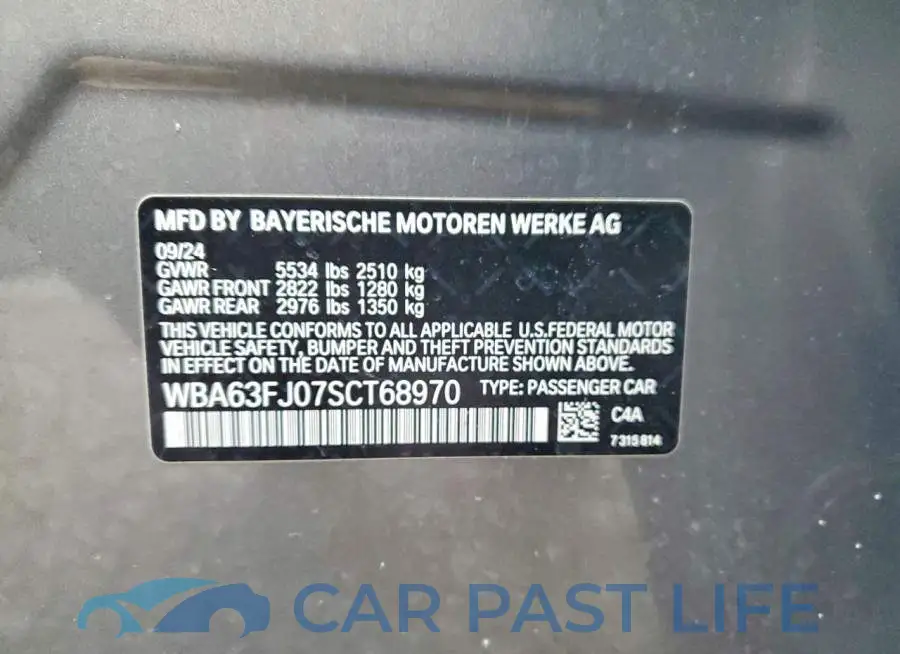 WBA63FJ07SCT68970# 12