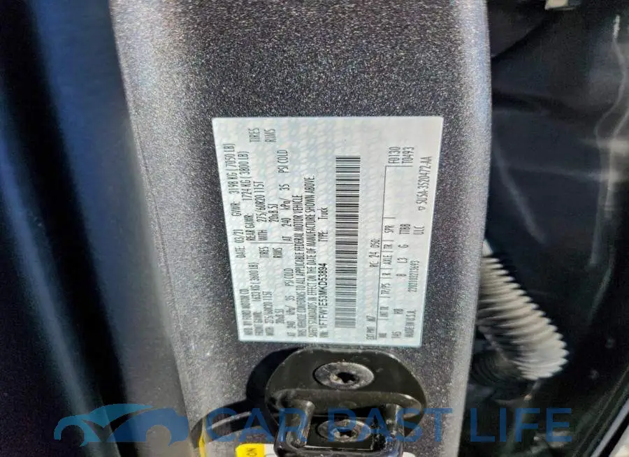 1FTFW1E53MKD53894# 12